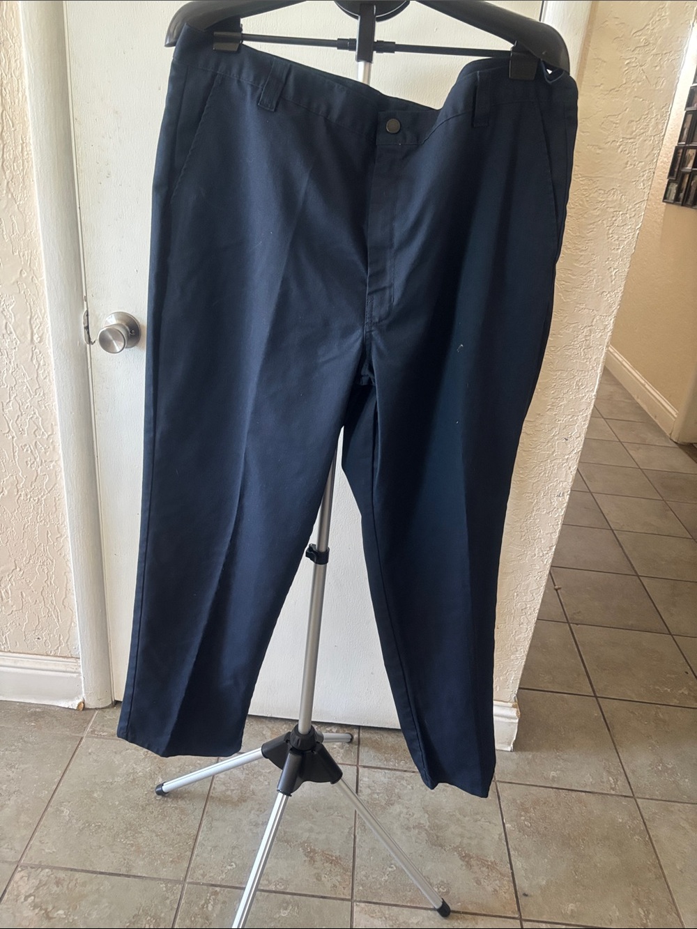 Dickies Navy Straight-Leg Chino Pants